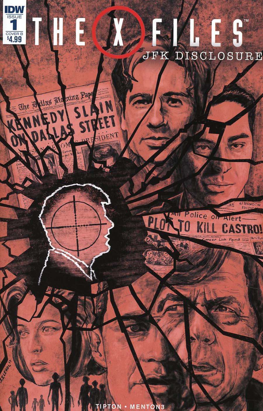 X-Files JFK Disclosure #1 Cover B Variant JJ Lendl Cover