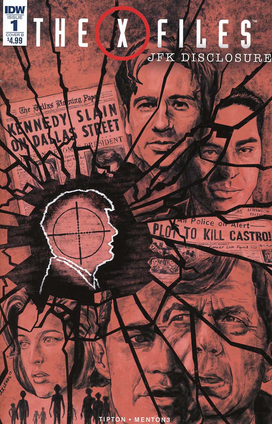 X-Files JFK Disclosure #1 Cover B Variant JJ Lendl Cover