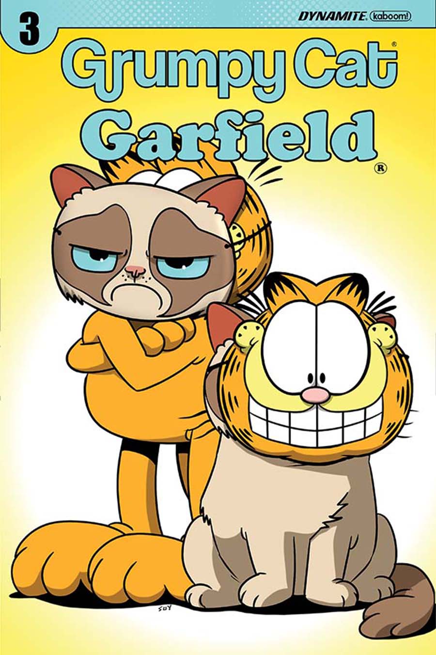 Grumpy Cat Garfield #3 Cover B Variant Steve Uy Cover