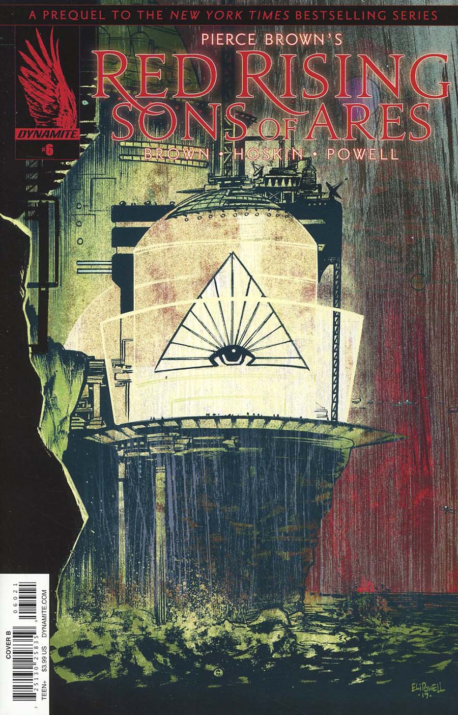 Pierce Browns Red Rising Sons Of Ares #6 Cover B Variant Eli Powell Cover