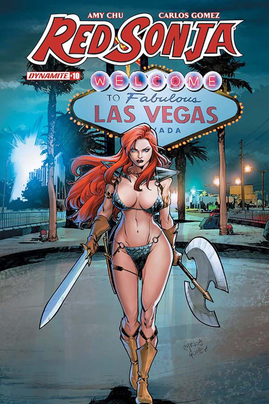 Red Sonja Vol 7 #10 Cover E Variant Carlos Gomez Subscription Cover