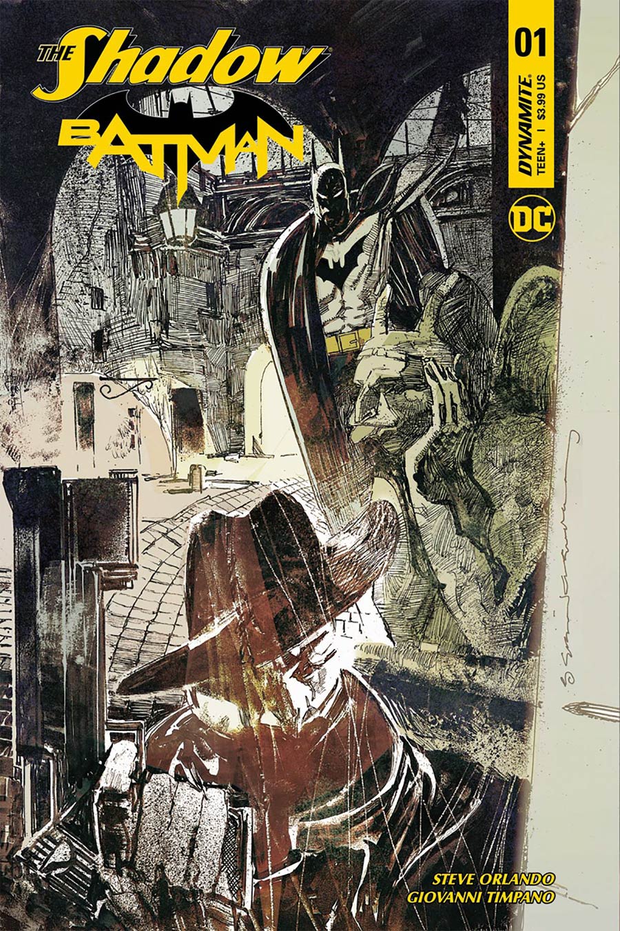 Shadow Batman #1 Cover F Variant Bill Sienkiewicz Cover