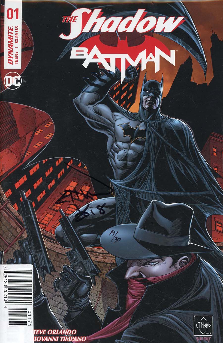 Shadow Batman #1 Cover Q Variant Ethan Van Sciver Cover Signed By Ethan Van Sciver