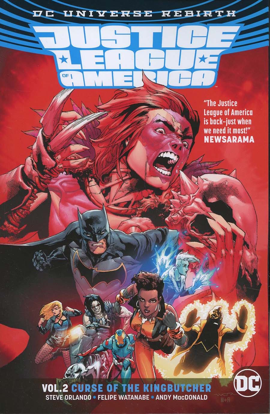 Justice League Of America (Rebirth) Vol 2 Curse Of The Kingbutcher TP
