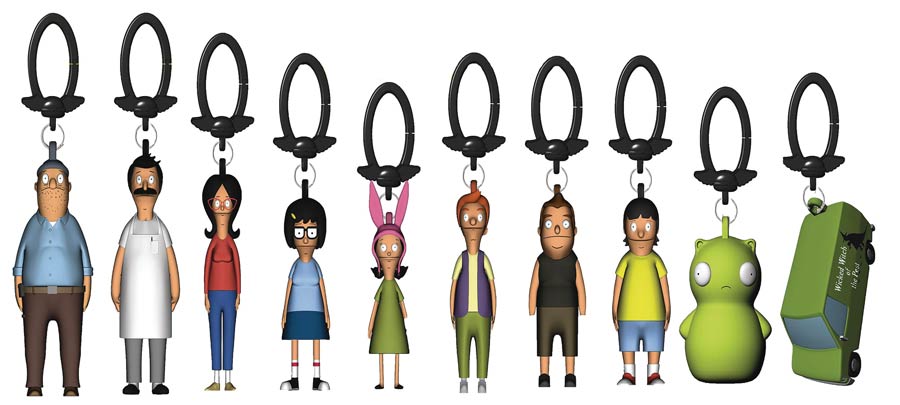 Bobs Burgers Figure Hanger Blind Mystery Box 24-Piece Display