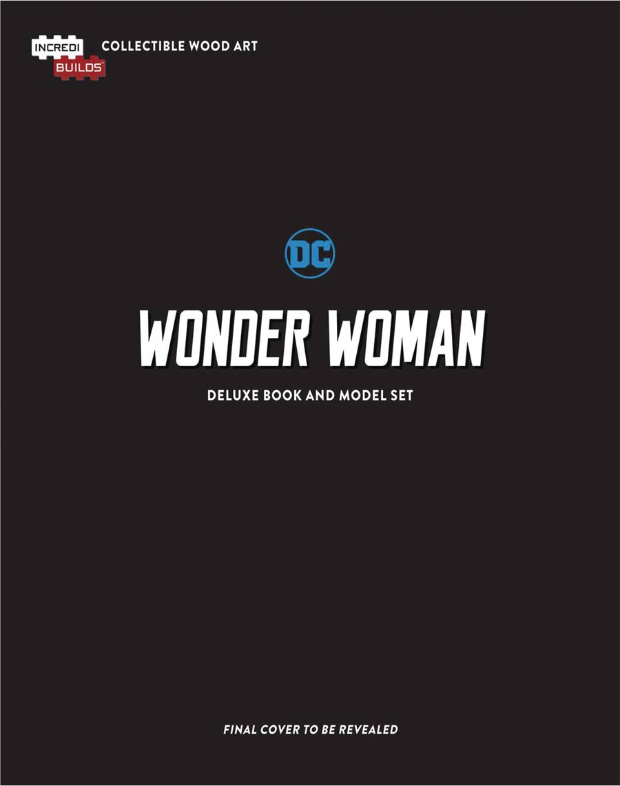Incredibuilds Wonder Woman Deluxe Model With Book