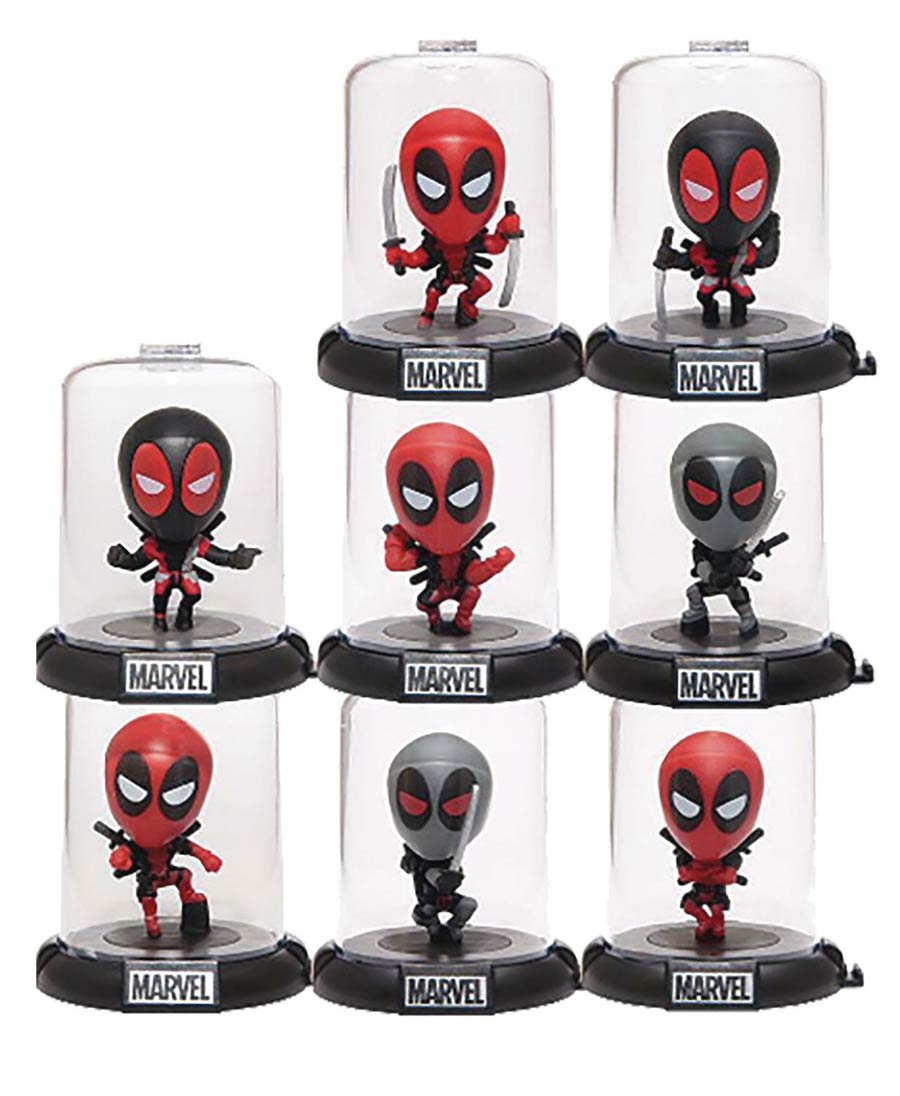 Deadpool Domez Figure Series 1 Blind Mystery Box 24-Piece Display