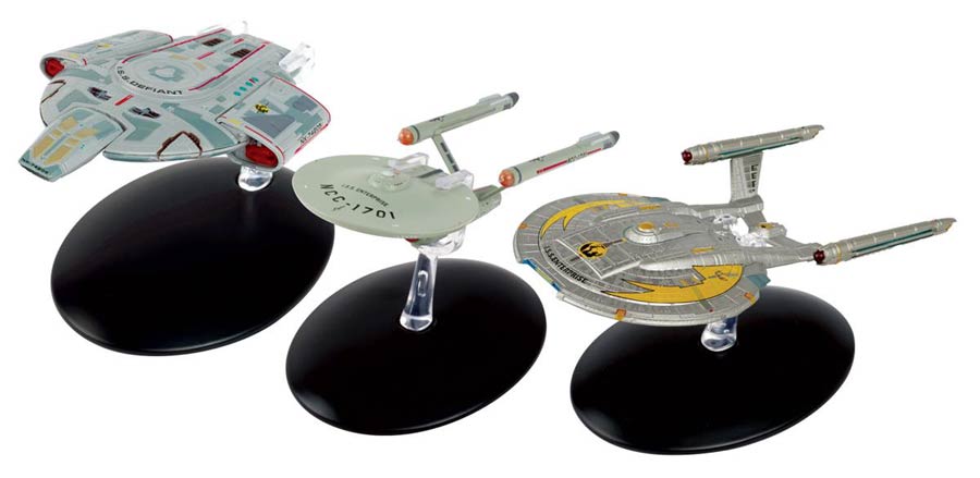 Star Trek Starships Figurine Collection Mag Set #5 Mirror Universe