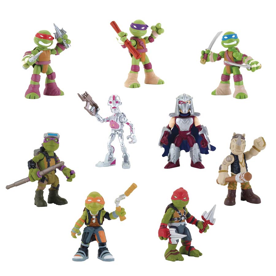 Teenage Mutant Ninja Turtles Minis Mini Figure Blind Mystery Box 24-Piece Display