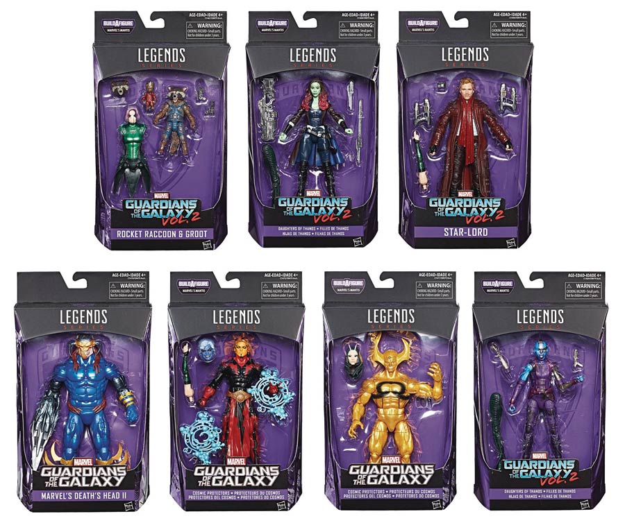 Guardians Of The Galaxy Vol 2 Legends 6-Inch Action Figure Assortment Case 201701