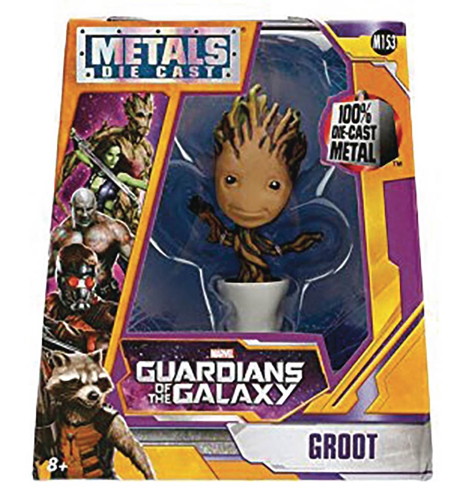 Metals Guardians Of The Galaxy 4-Inch Die-Cast Figure - Potted Groot