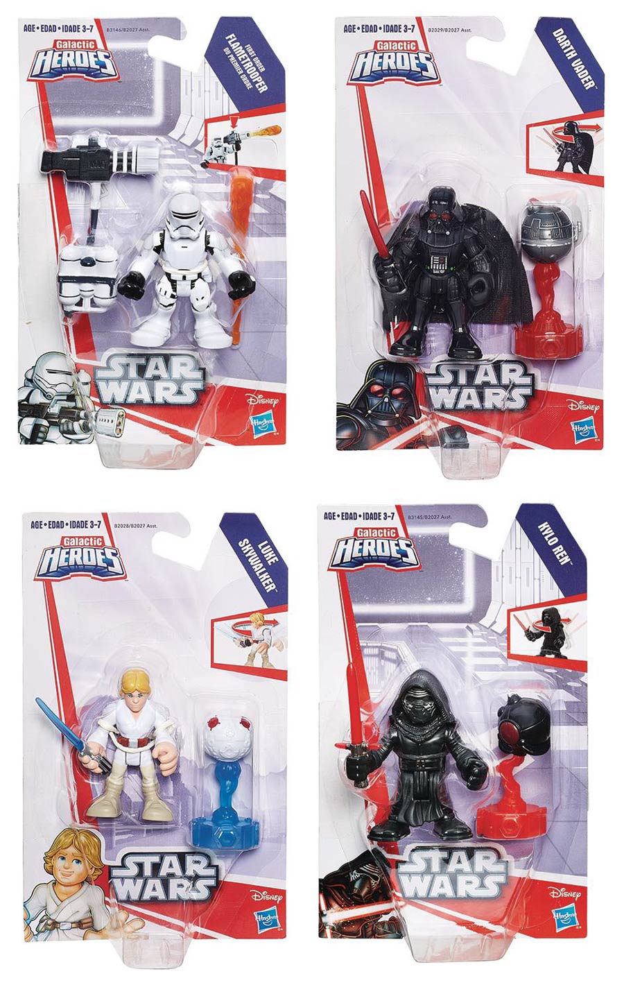 Star Wars Galactic Heroes Action Figure Assortment Case 201701