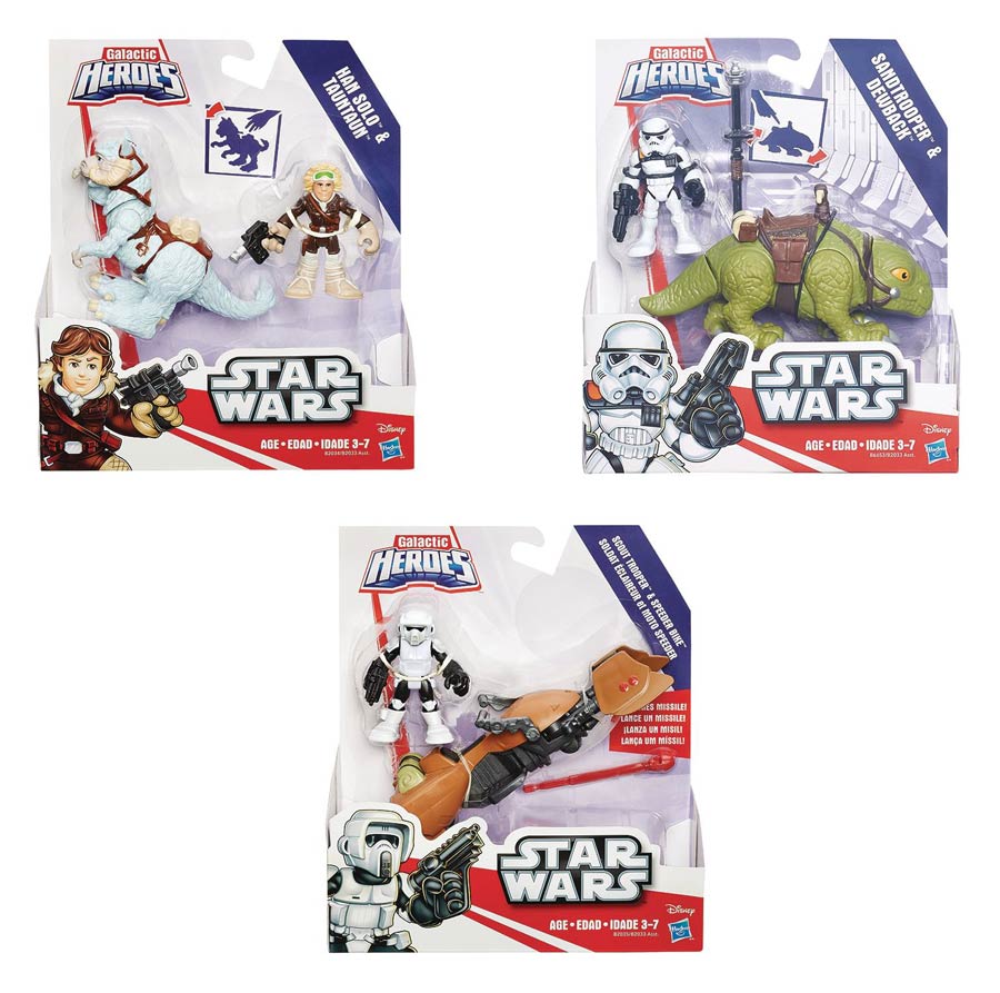 Star Wars Galactic Heroes Deluxe Action Figure Assortment Case 201702