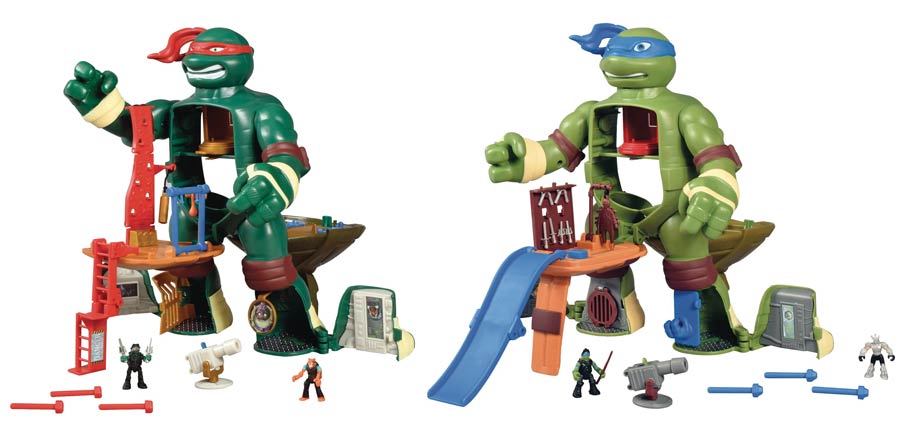Teenage Mutant Ninja Turtles Microfigure 9.5-Inch Playset Case