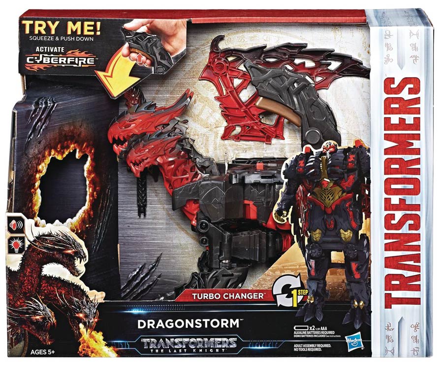 Transformers The Last Knight Dragonstorm Mega 1-Step Action Figure Case