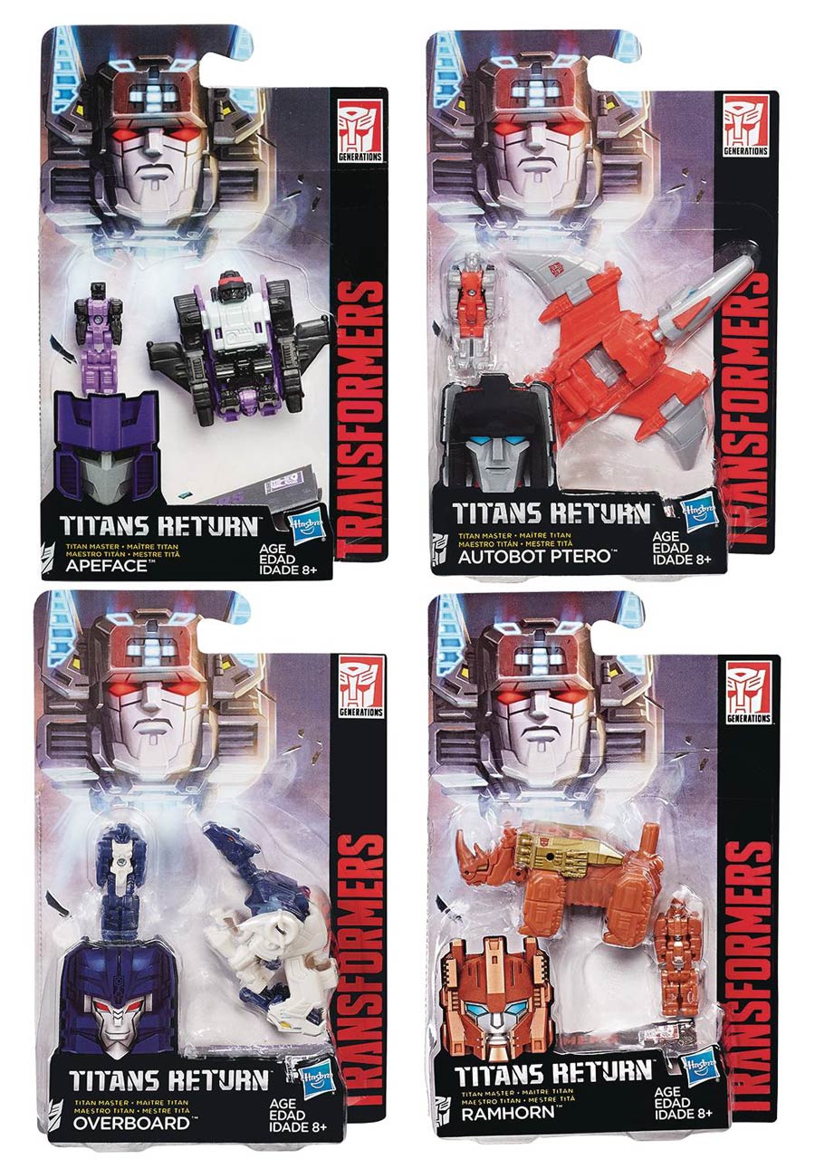 Transformers Titans Return Titan Masters Action Figure Assortment Case 201704