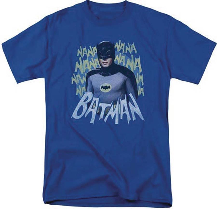 Batman 66 Nanana Royal Blue T-Shirt Large