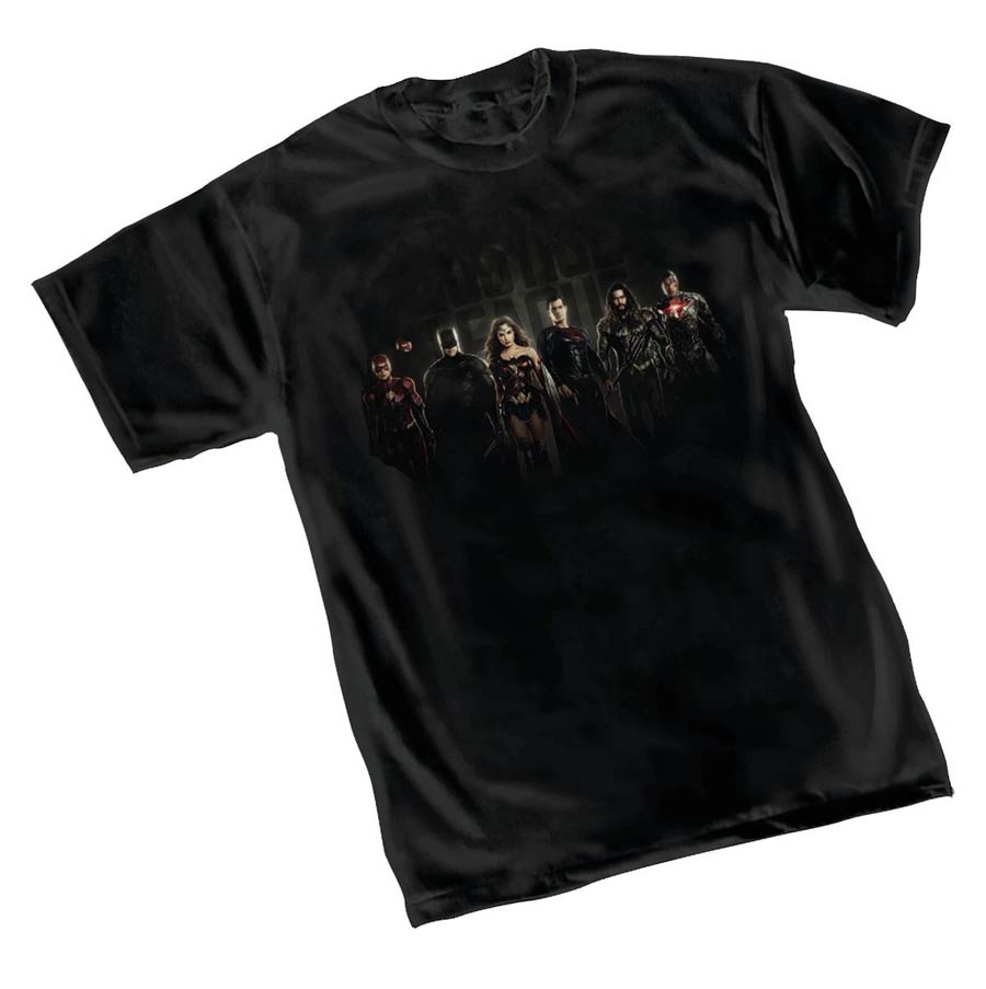 Justice League Movie Group T-Shirt Large
