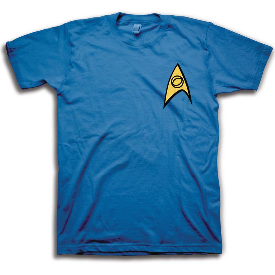 Star Trek Science Blue T-Shirt Large