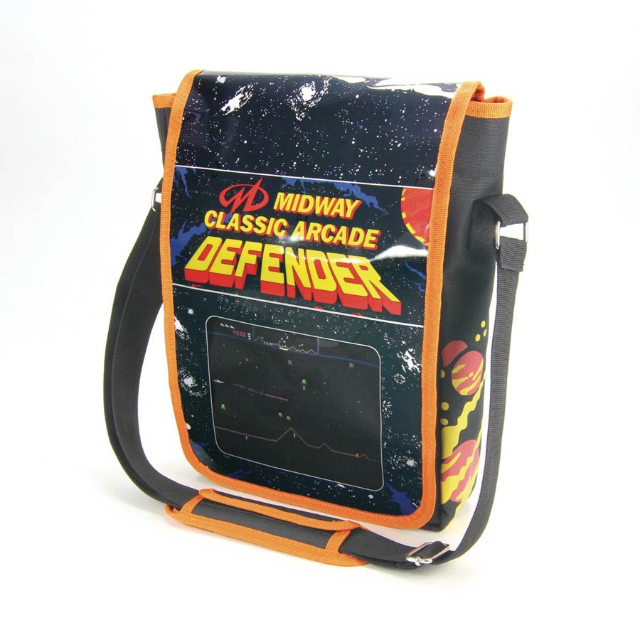Video Game Arcade Messenger Bag - Defender