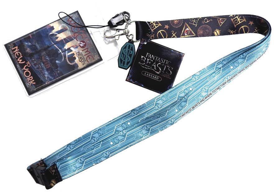Fantastic Beasts And Where To Find Them Welcome To New York Lanyard 24-Piece Bag