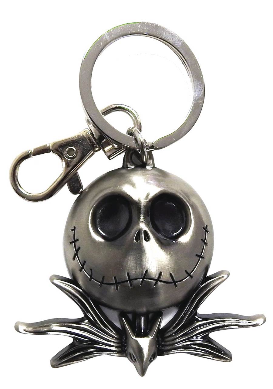 Nightmare Before Christmas Jack Skellington Pewter Keyring