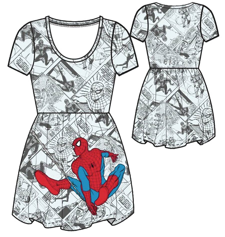 Marvel Spidey Action Toss Dress Medium