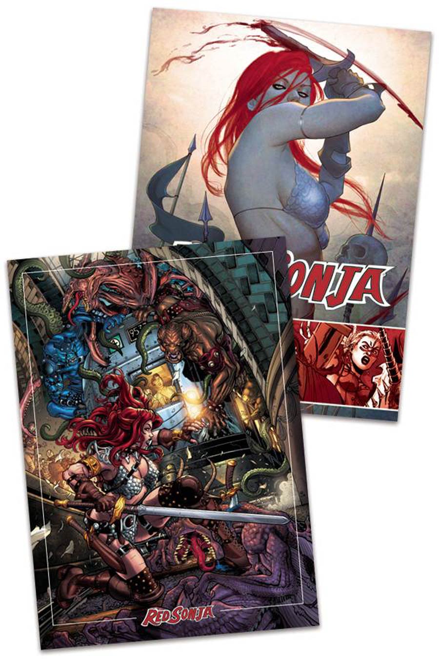 Red Sonja Trading Cards 2-Card Preview Set Regular Edition