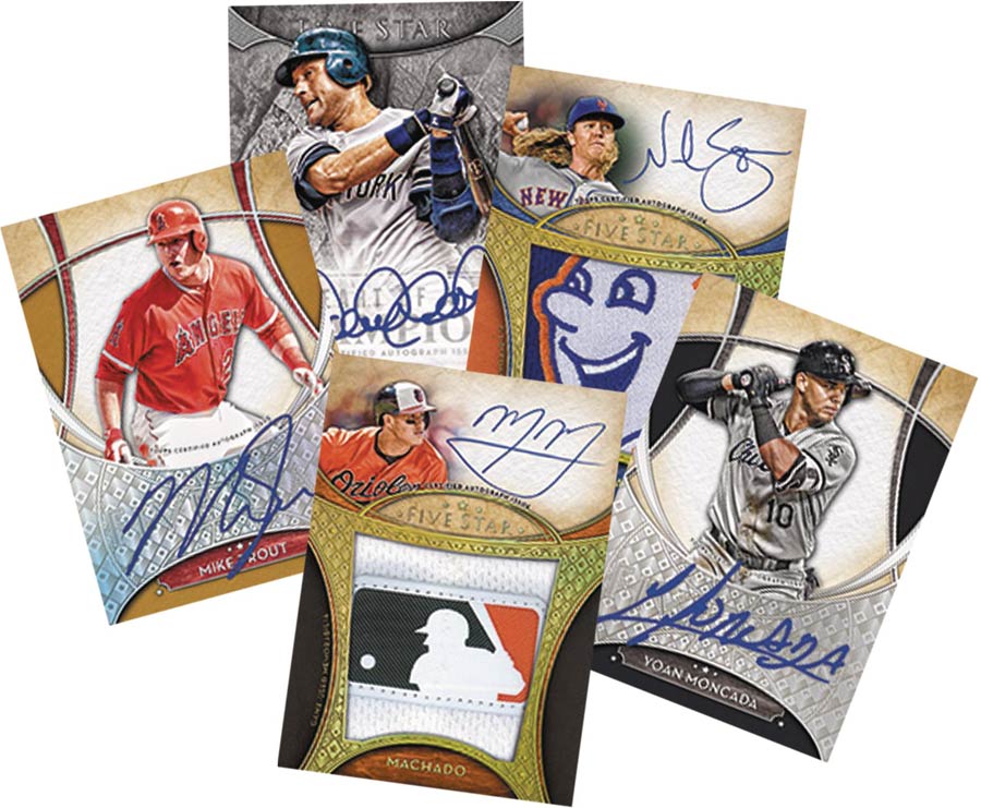 Topps 2017 Five Star Baseball Trading Cards Box