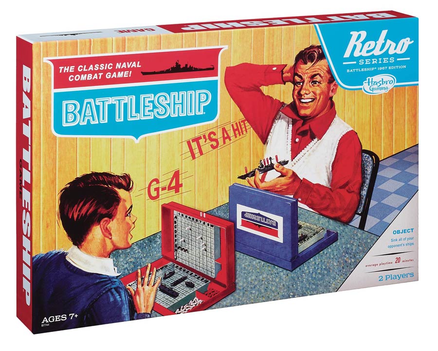 Battleship Retro Game Case