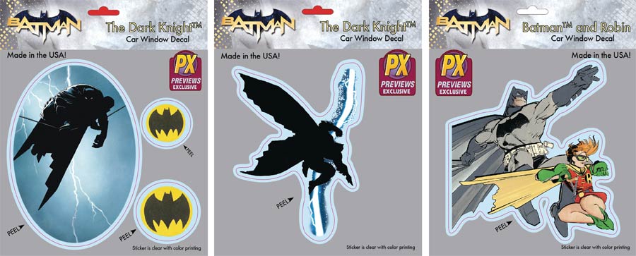 Batman The Dark Knight Returns Previews Exclusive Decal Pack
