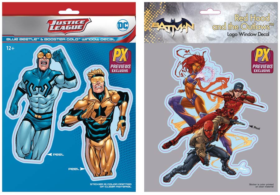 DC Comics Previews Exclusive Decal 2-Pack