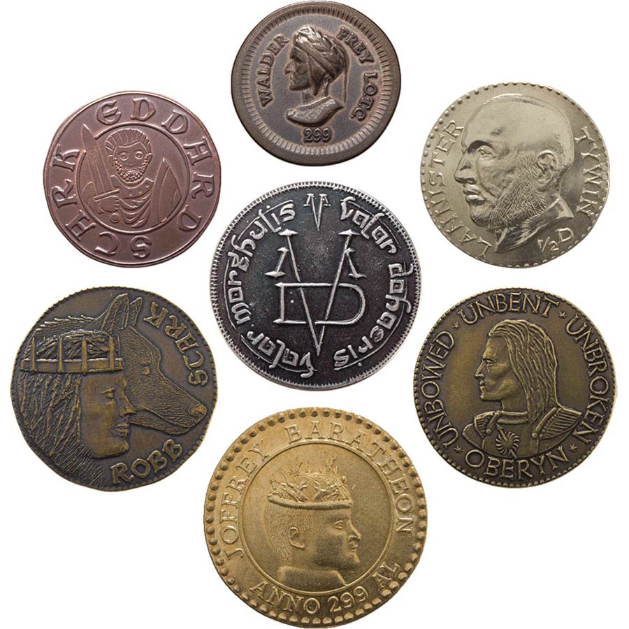 Game Of Thrones Dead Man 7-Coin Set