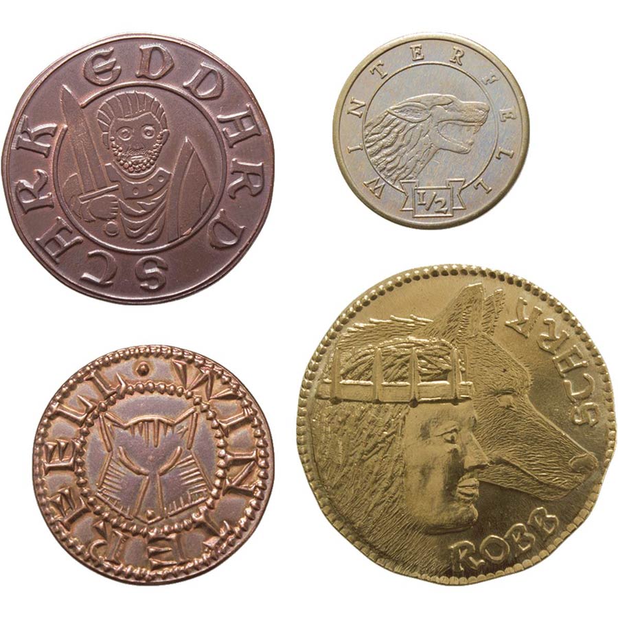 Game Of Thrones House Stark 4-Coin Set