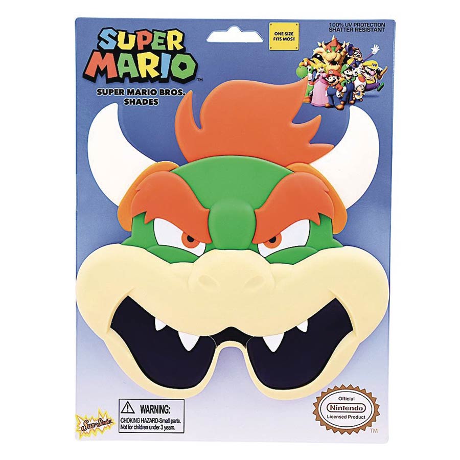 Super Mario Bros Sunstaches Sunglasses - Bowser