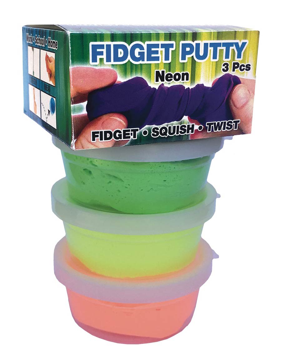 Zorbitz Fidget Putty Neon Colors Pack