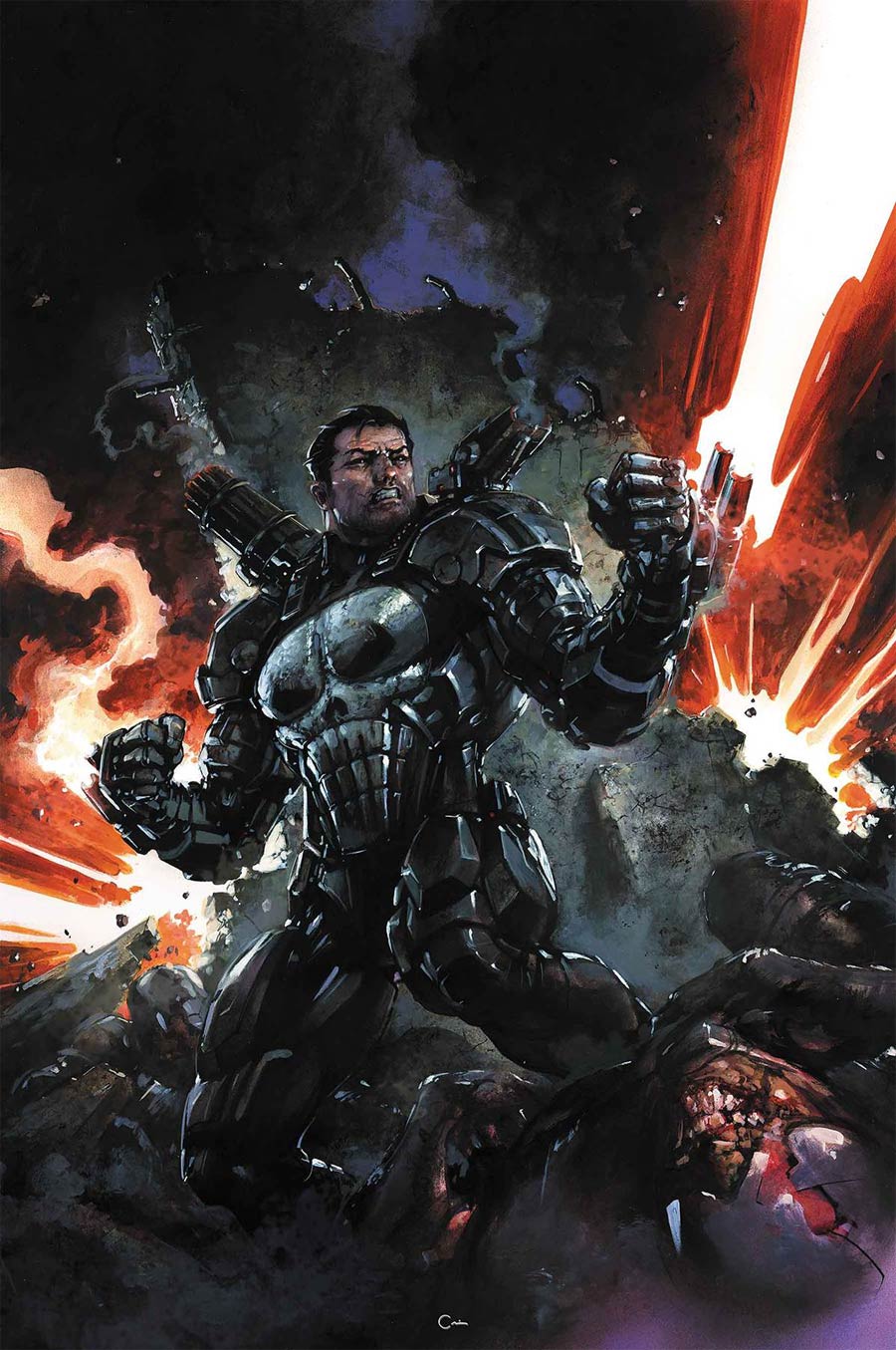 Punisher Vol 10 #218 By Clayton Crain Poster