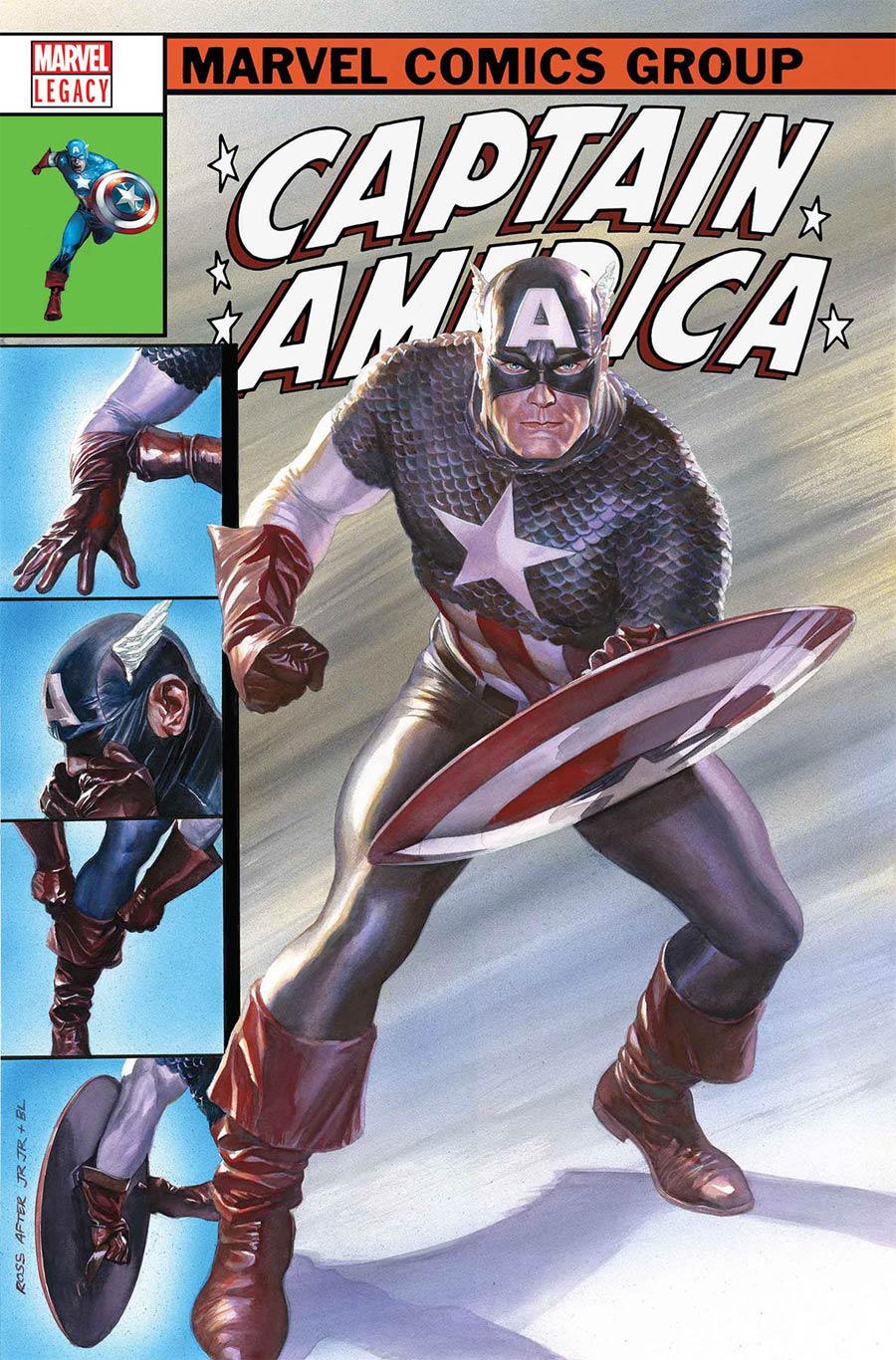 Captain America Vol 8 #695 By Alex Ross Poster