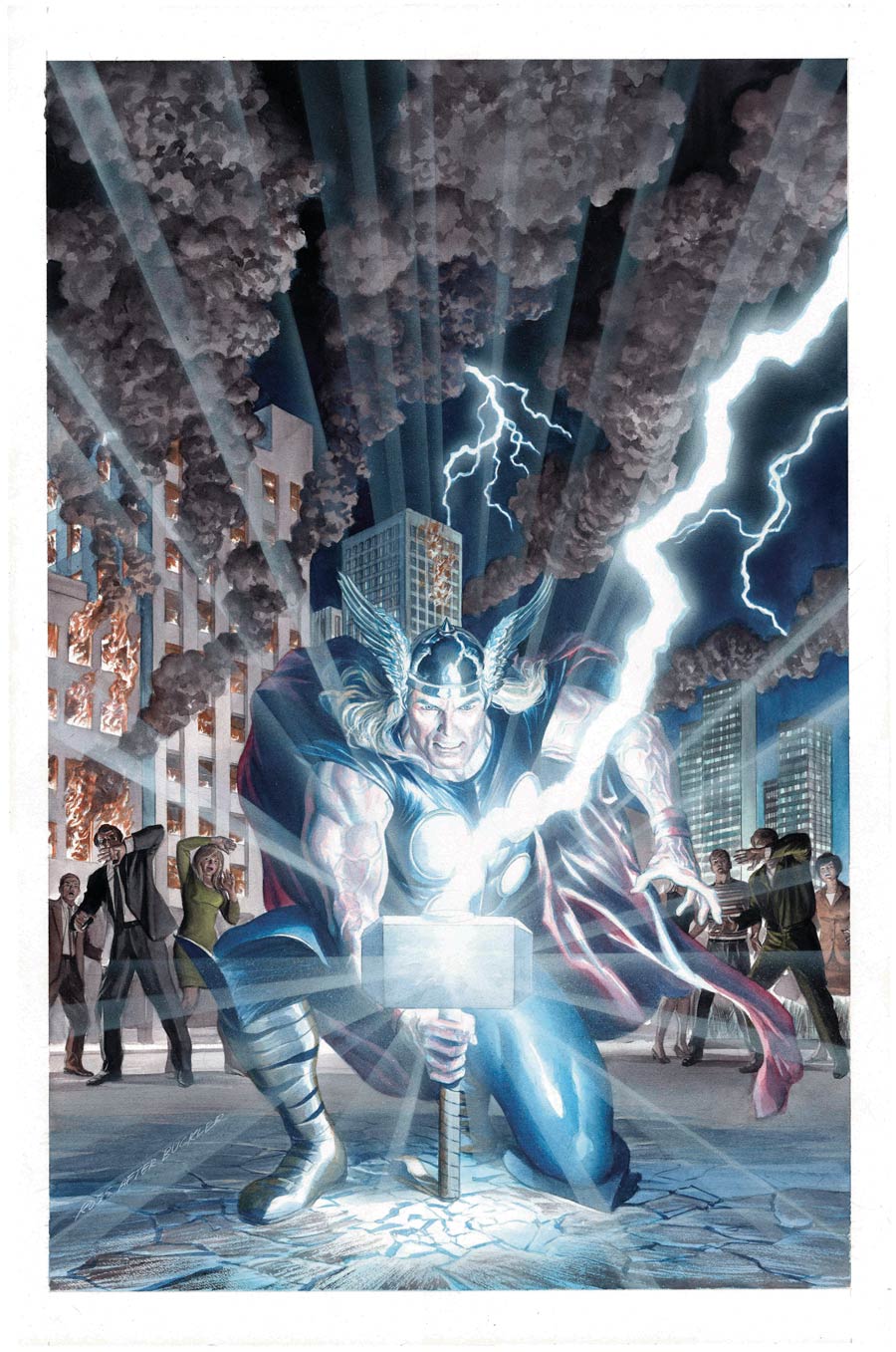 Mighty Thor Vol 2 #701 By Alex Ross Poster