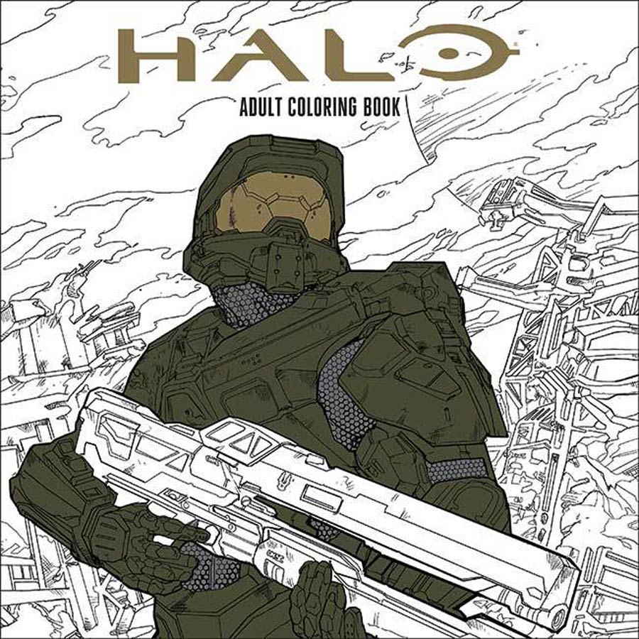 Halo Adult Coloring Book TP
