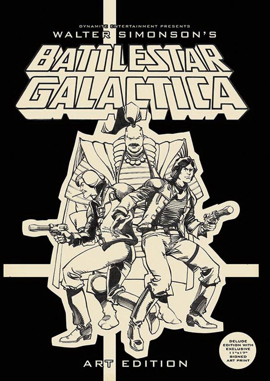 Walter Simonsons Battlestar Galactica Art Edition HC Deluxe Remarked Edition