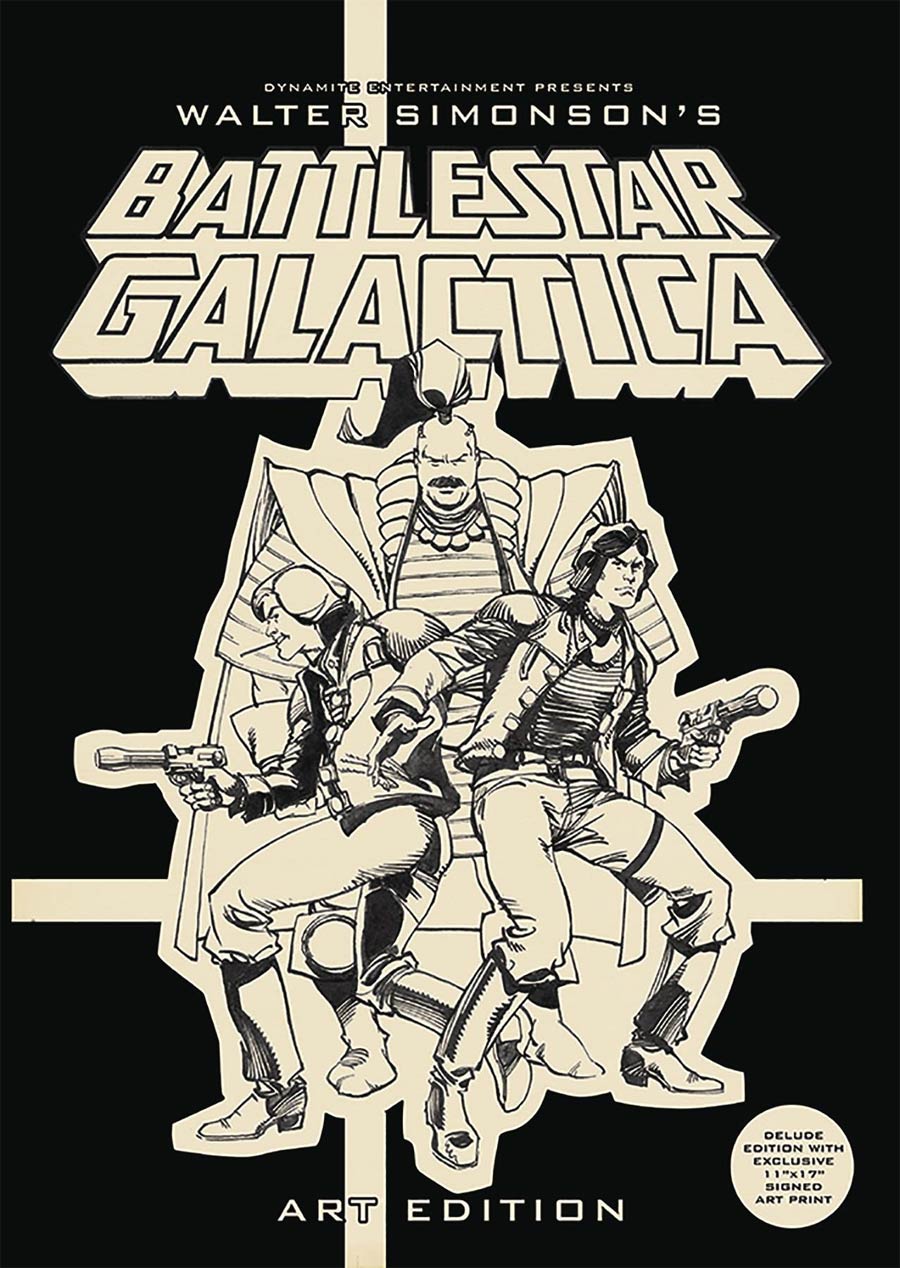 Walter Simonsons Battlestar Galactica Art Edition HC Deluxe Signed Edition