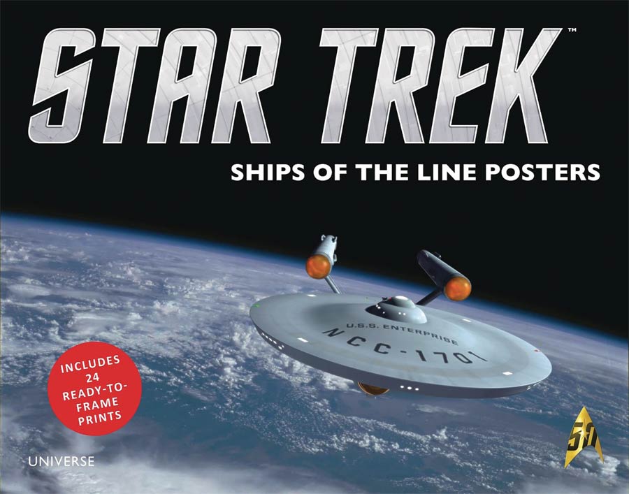 Star Trek Ships Of The Line Poster Book HC Sale Edition