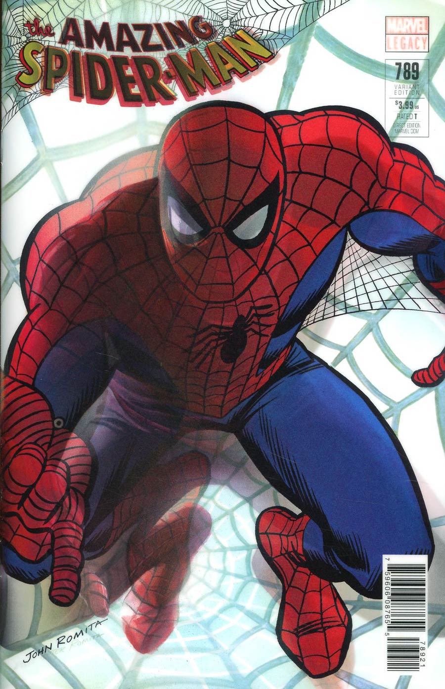 Amazing Spider-Man Vol 4 #789 Cover B Variant Alex Ross Lenticular Homage Cover (Marvel Legacy Tie-In)