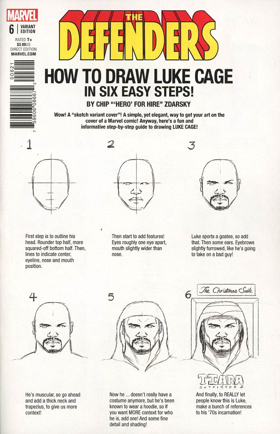 Defenders Vol 5 #6 Cover C Variant Chip Zdarsky How-To-Draw Cover (Marvel Legacy Tie-In)