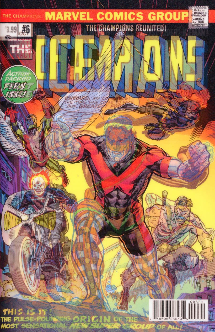 Iceman Vol 3 #6 Cover B Variant Michael Ryan Lenticular Homage Cover (Marvel Legacy Tie-In)