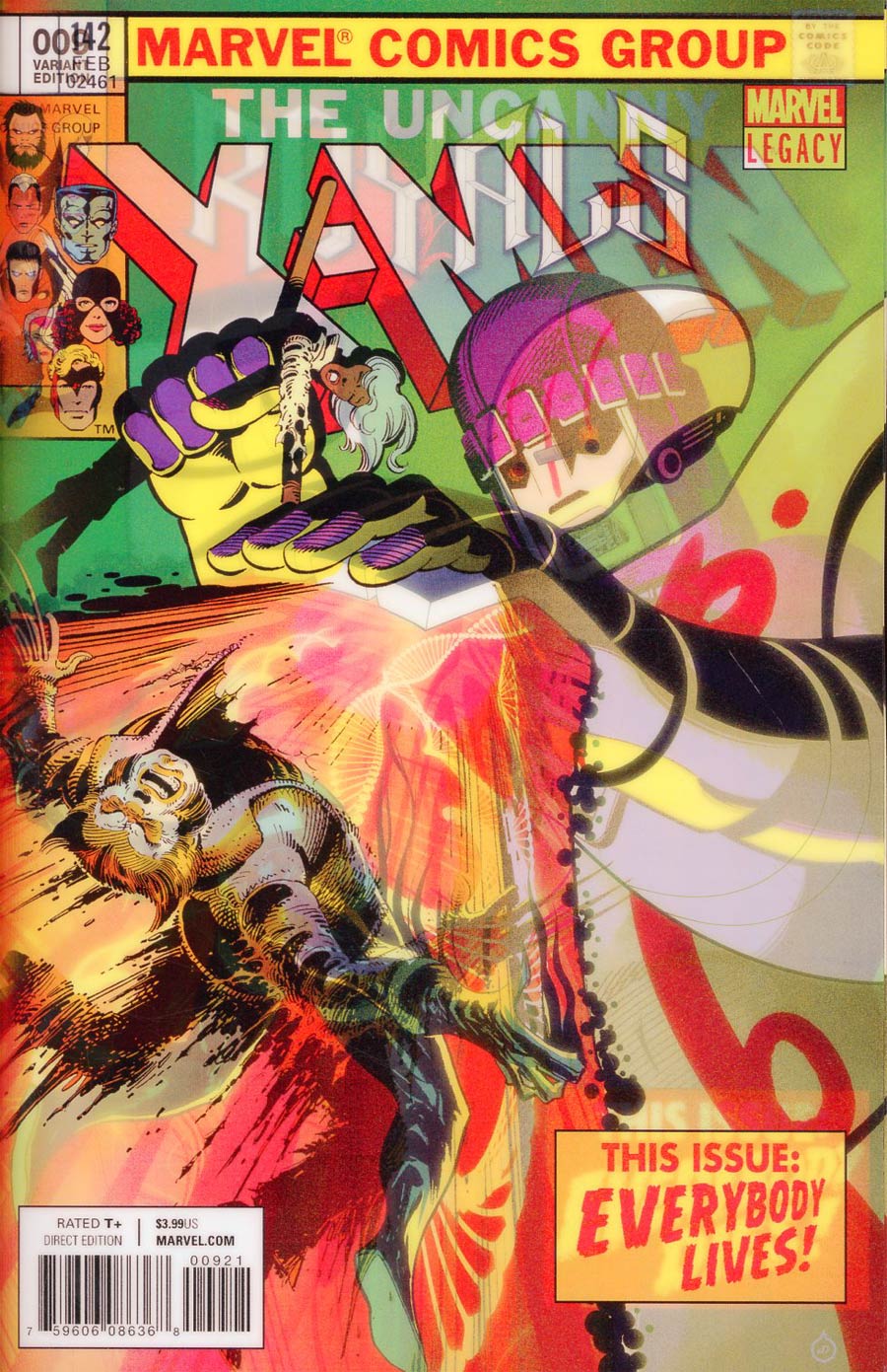 Royals #9 Cover B Variant Juan Doe Lenticular Homage Cover (Marvel Legacy Tie-In)