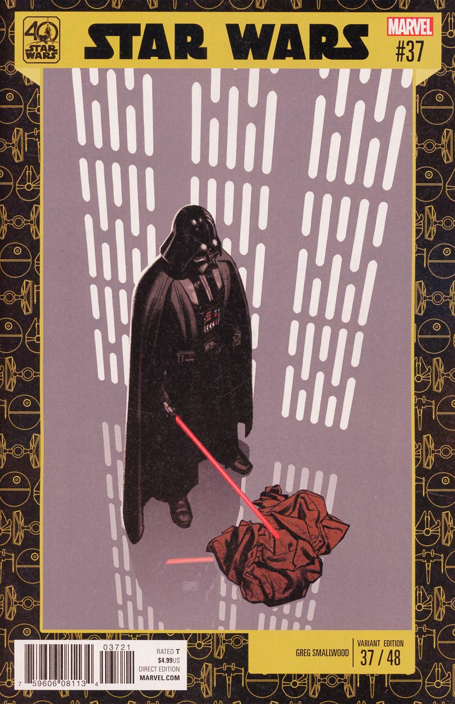 Star Wars Vol 4 #37 Cover B Variant Greg Smallwood Star Wars 40th Anniversary Cover