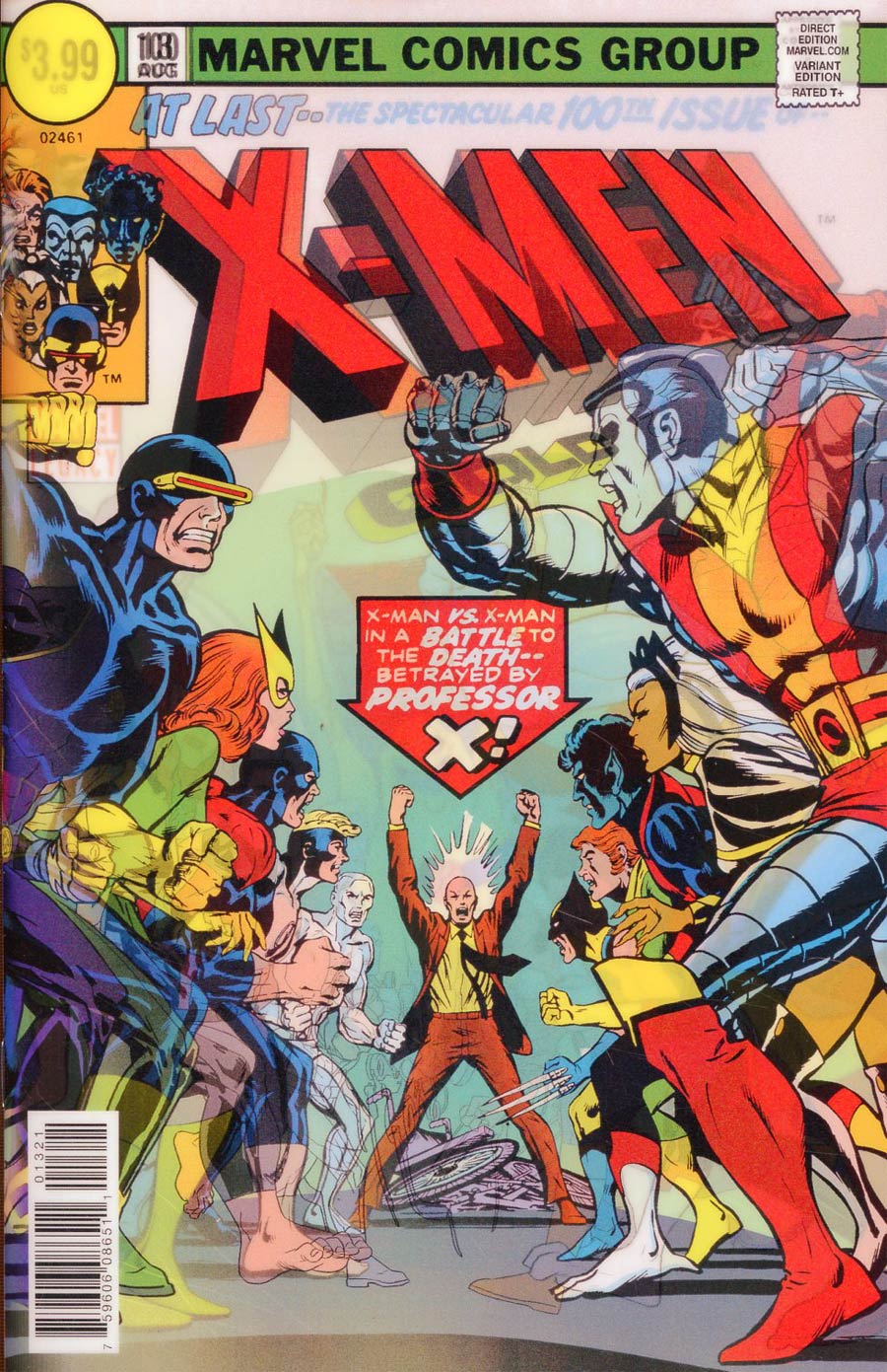 X-Men Gold #13 Cover B Variant Ben Caldwell Lenticular Homage Cover (Mojo Worldwide Part 1)(Marvel Legacy Tie-In)