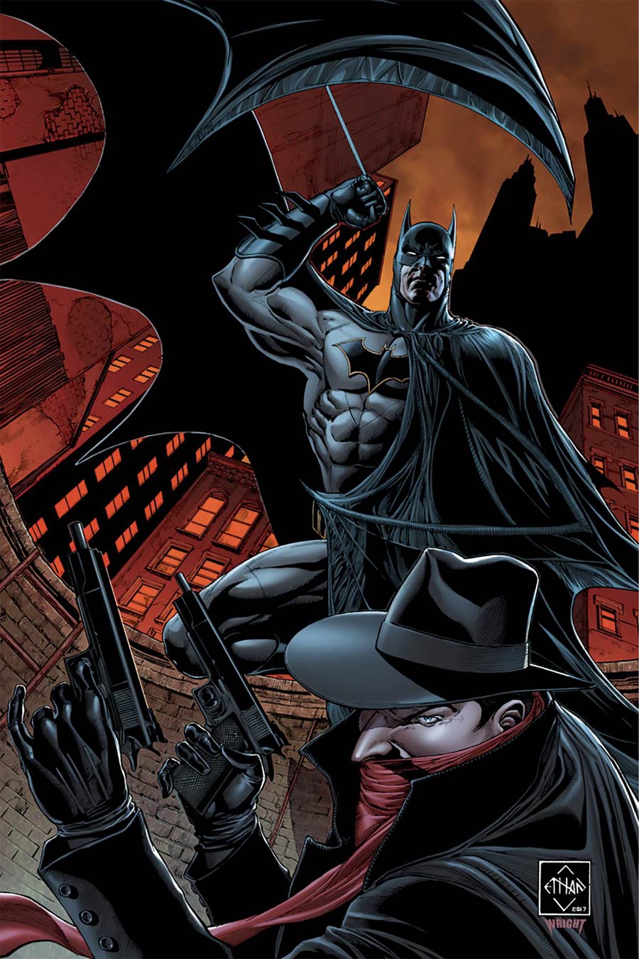 Shadow Batman #1 Cover J Incentive Ethan Van Sciver Virgin Cover